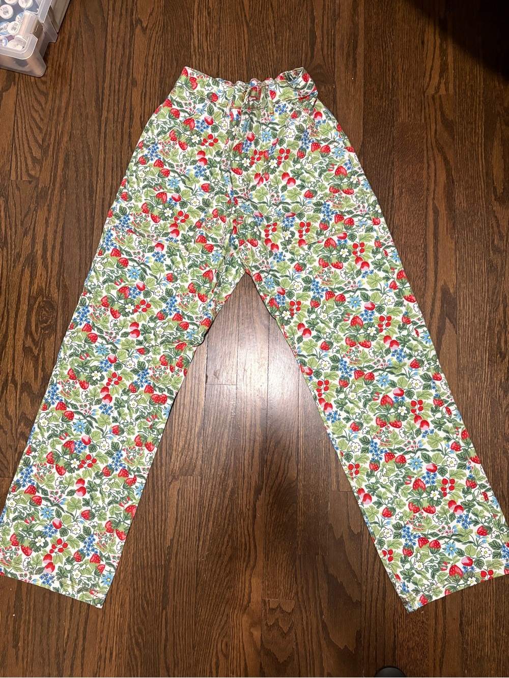 Big Bud Press Strawberry Blossom Work Pants, Size XS